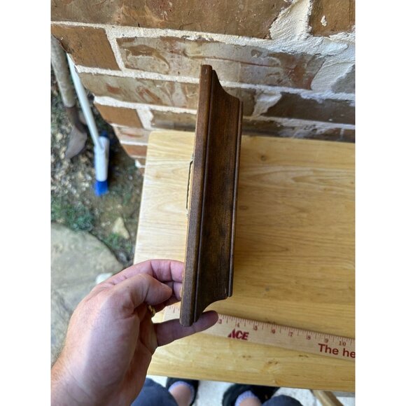 VTG Painting Daisy Flowers Butterflies Wood Frame Signed Stockstill 9" x 7" - Picture 7 of 10